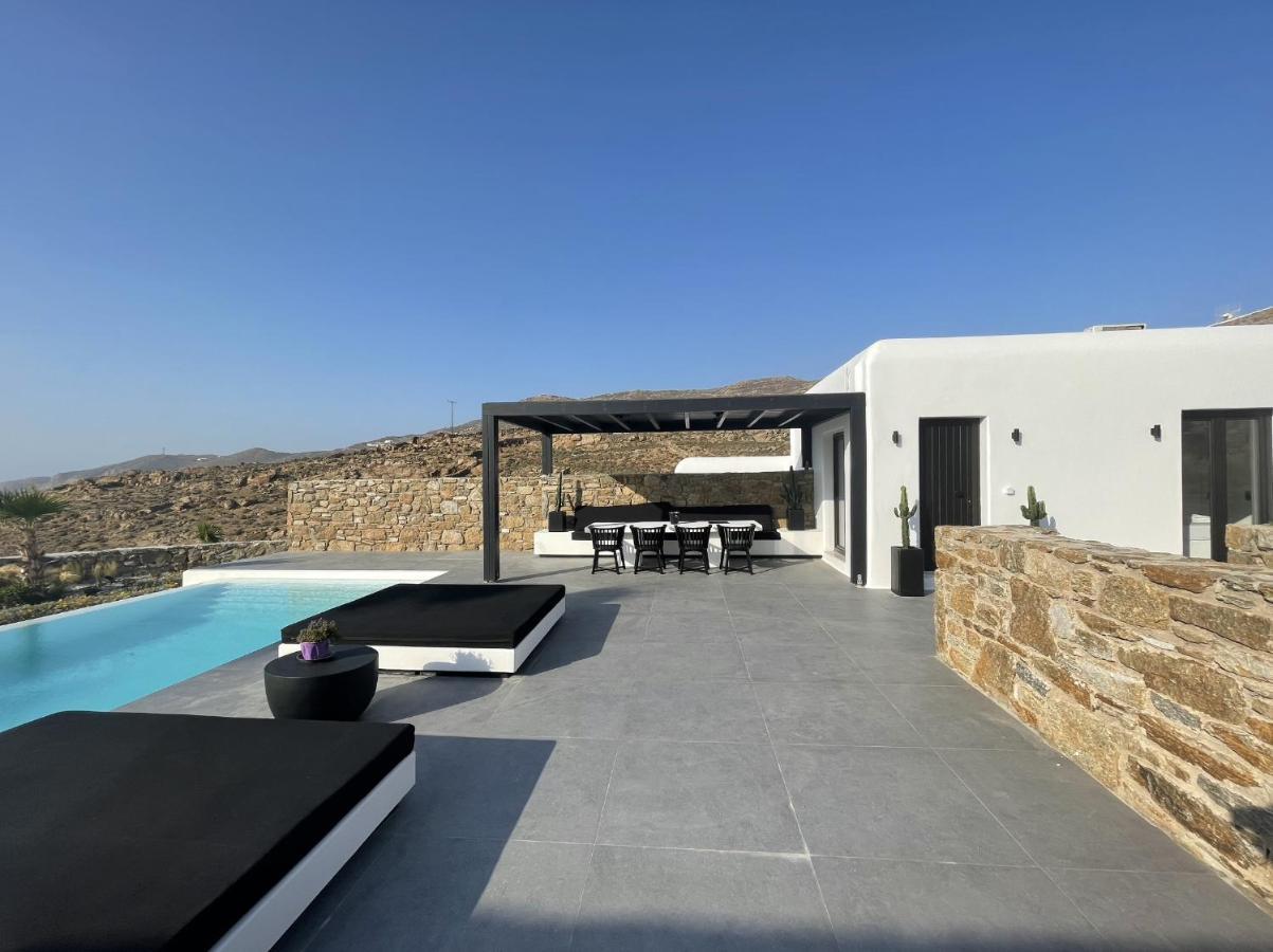 Black And White Villas Ftelia - Mykonos Mykonos Town Exterior foto